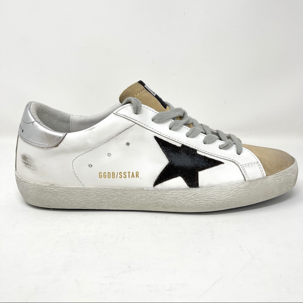 Golden Goose Superstar Men Classic White Leather Sneakers Laminated US 9 EU 42 - Picture 3 of 10